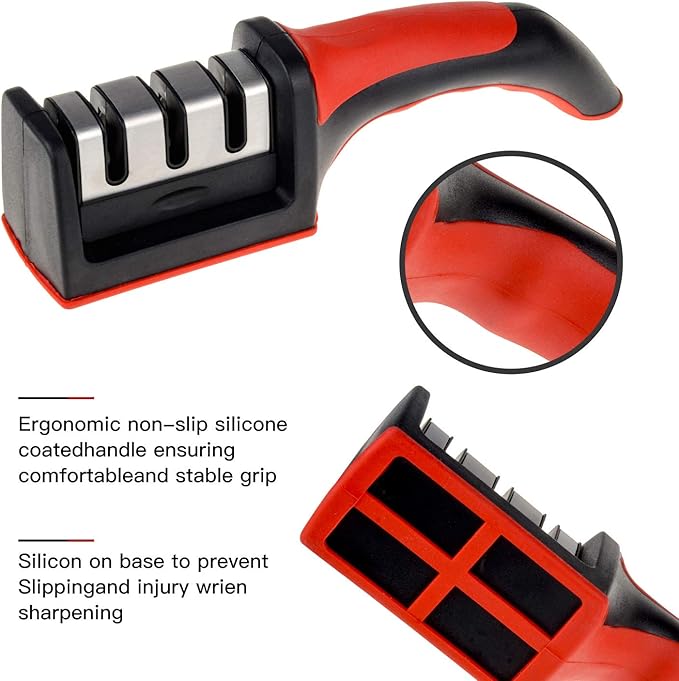 Affûteur de Couteaux Professionnel 3 Étapes