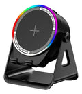 Station de Charge Sans Fil + Enceinte RGB
