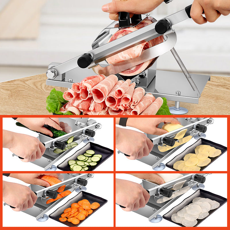 Trancheuse à Viande Manuelle Inox